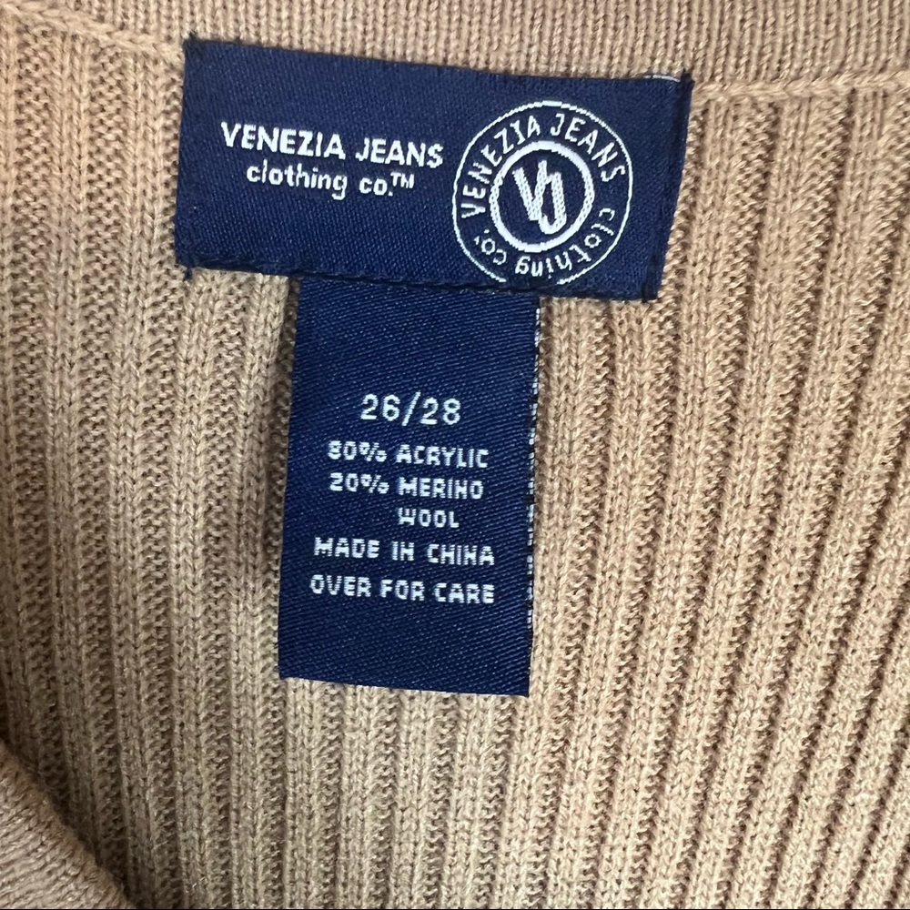 Venezia Camel Button-Up Cardigan - Picture 9 of 10